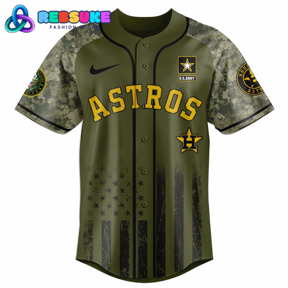 Houston Astros MLB x U.S. Army 250th Birthday Celebration Jersey Houston Astros MLB x U.S. Army 250th Birthday Celebration Jersey