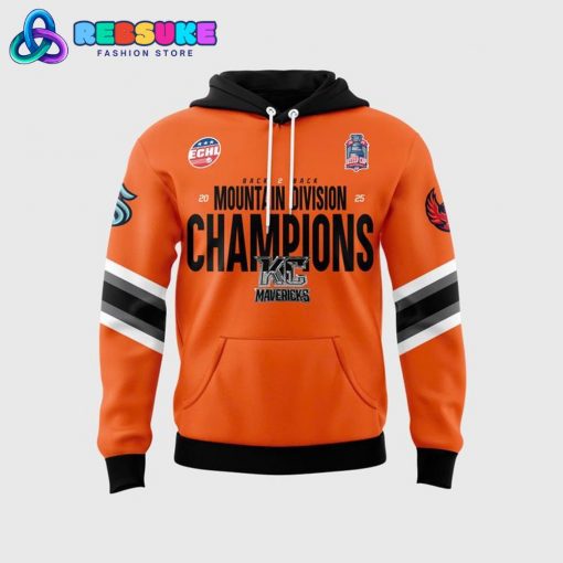 Kansas City Mavericks 2025 Mountain Division Champions Hoodie Set