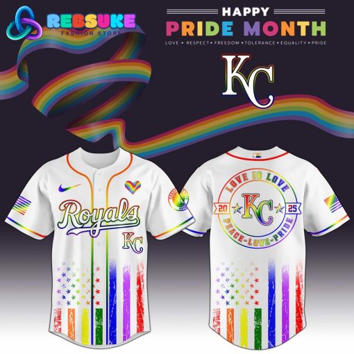 Kansas City Royals MLB x Happy Pride Month Jersey 2025