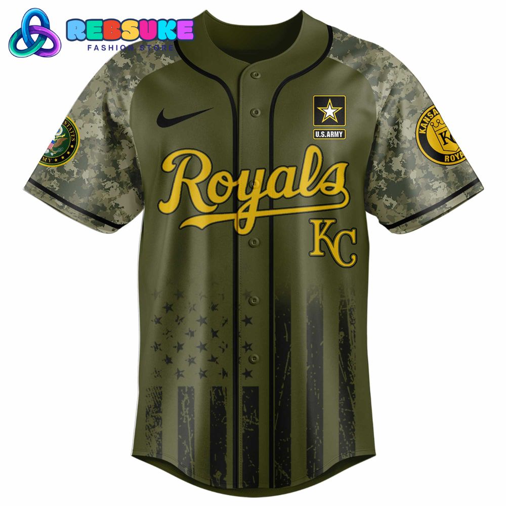 Kansas City Royals MLB x U.S. Army 250th Birthday Celebration Jersey Kansas City Royals MLB x U.S. Army 250th Birthday Celebration Jersey