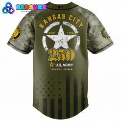 Kansas City Royals MLB x US Army 250th Birthday Celebration Jersey