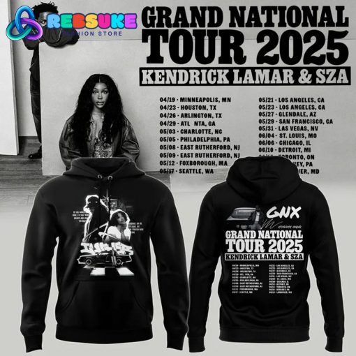 Kendrick Lamar x SZA Grand National Tour 2025 Hoodie