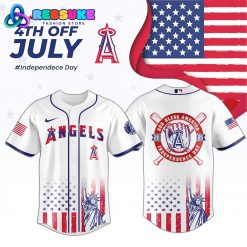 Los Angeles Angels MLB Happy Independence Day 2025 Jersey