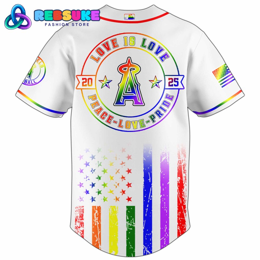 Los Angeles Angels MLB x Happy Pride Month Jersey 2025 Los Angeles Angels MLB x Happy Pride Month Jersey 2025