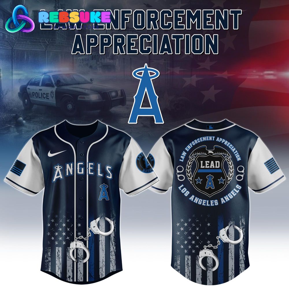 Los Angeles Angels MLB x Law Enforcement Appreciation 2025 Jersey Los Angeles Angels MLB x Law Enforcement Appreciation 2025 Jersey