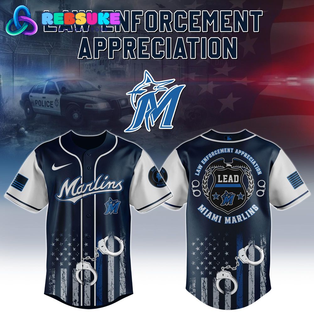 Miami Marlins MLB x Law Enforcement Appreciation 2025 Jersey Miami Marlins MLB x Law Enforcement Appreciation 2025 Jersey