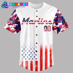 Miami Marlins MLB x The 4th of July x Military Jersey 2025