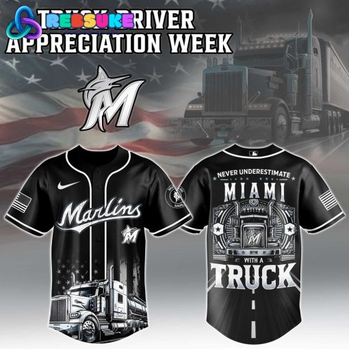 Miami Marlins MLB x Truck Driver Appreciation Week Jersey