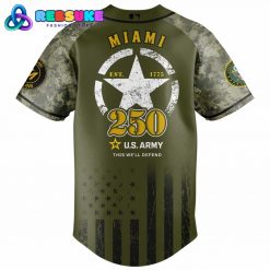 Miami Marlins MLB x US Army 250th Birthday Celebration Jersey