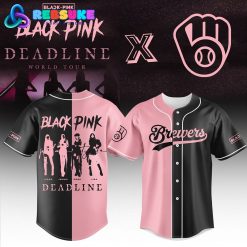 Milwaukee Brewers MLB x Blackpink Deadline World Tour Jersey 2025