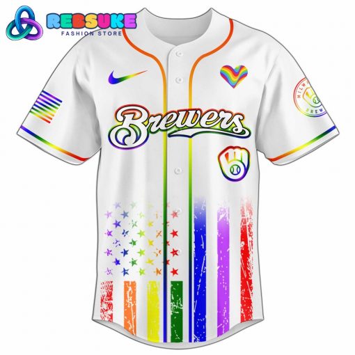 Milwaukee Brewers MLB x Happy Pride Month Jersey 2025