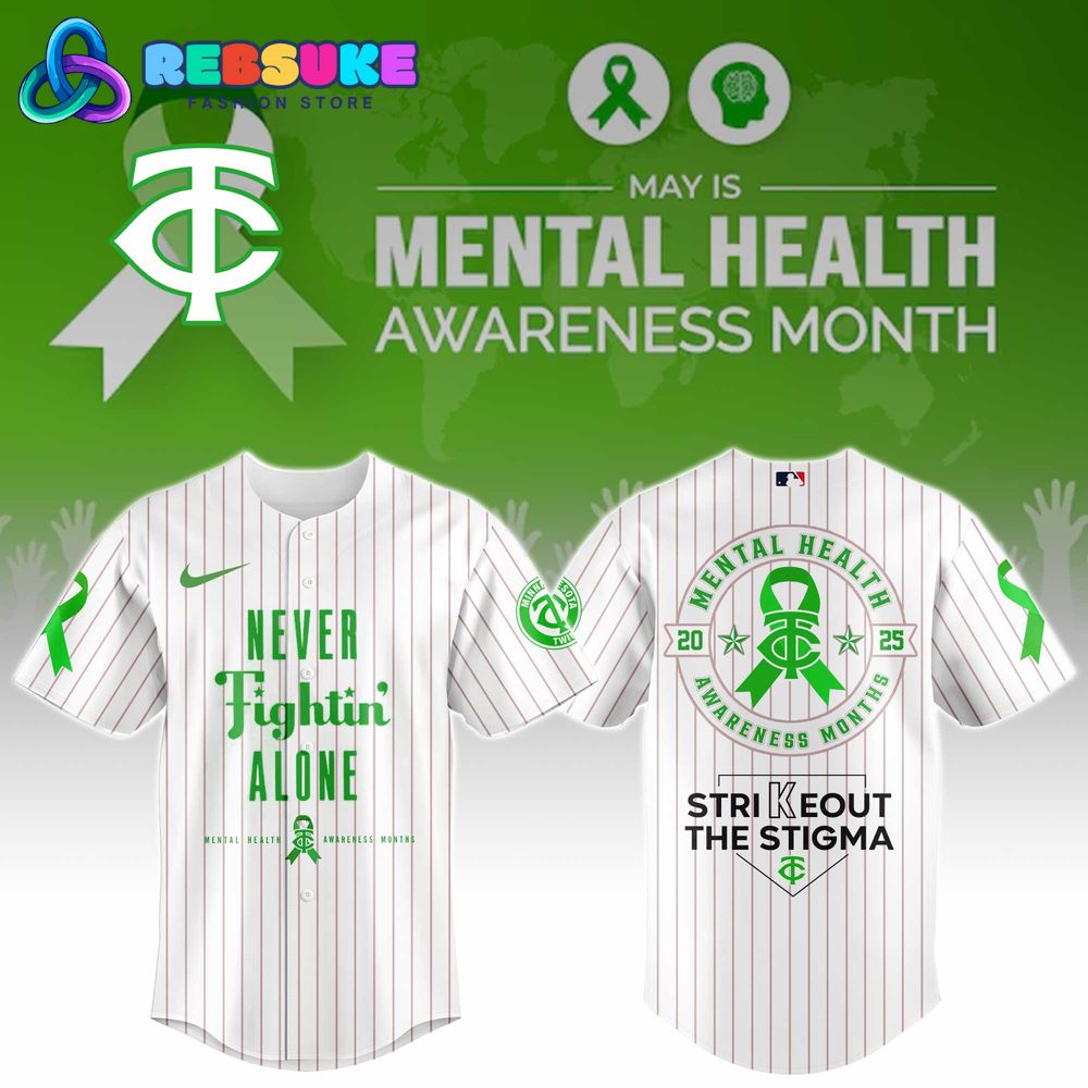 Minnesota Twins MLB x Mental Health Awareness Month Jersey 2025 Minnesota Twins MLB x Mental Health Awareness Month Jersey 2025