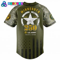 Minnesota Twins MLB x US Army 250th Birthday Celebration Jersey