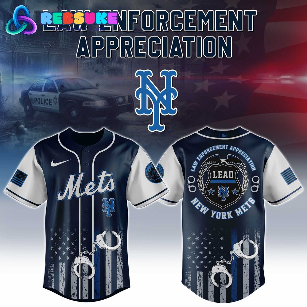 New York Mets MLB x Law Enforcement Appreciation 2025 Jersey New York Mets MLB x Law Enforcement Appreciation 2025 Jersey