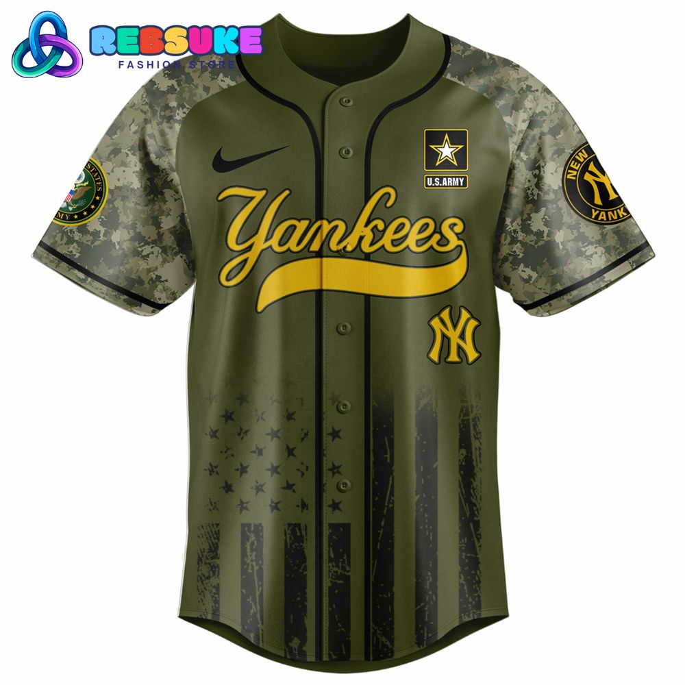 New York Yankees MLB x U.S. Army 250th Birthday Celebration Jersey New York Yankees MLB x U.S. Army 250th Birthday Celebration Jersey