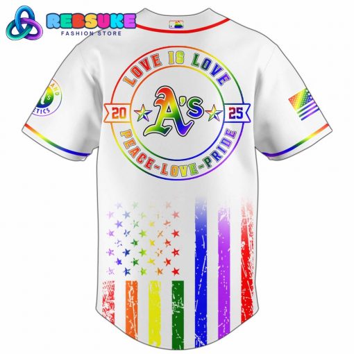 Oakland Athletics MLB x Happy Pride Month Jersey 2025