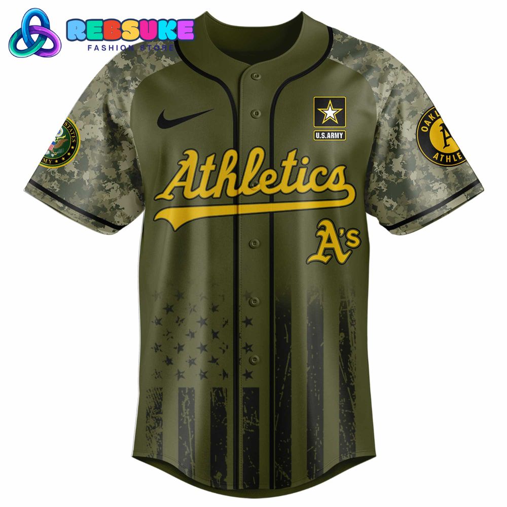 Oakland Athletics MLB x U.S. Army 250th Birthday Celebration Jersey Oakland Athletics MLB x U.S. Army 250th Birthday Celebration Jersey