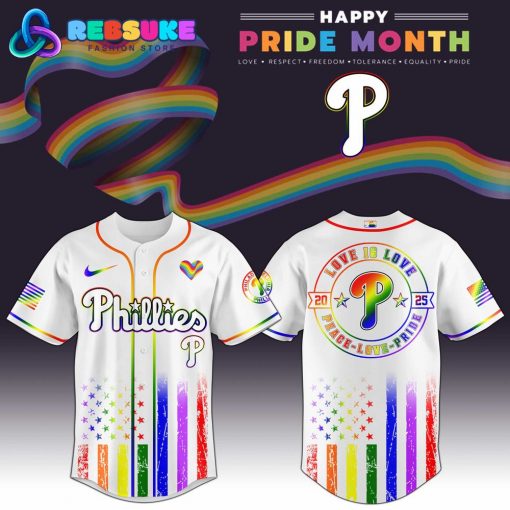 Philadelphia Phillies MLB x Happy Pride Month Jersey 2025