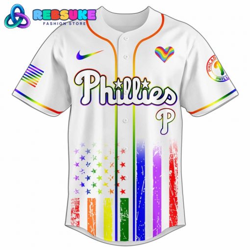 Philadelphia Phillies MLB x Happy Pride Month Jersey 2025