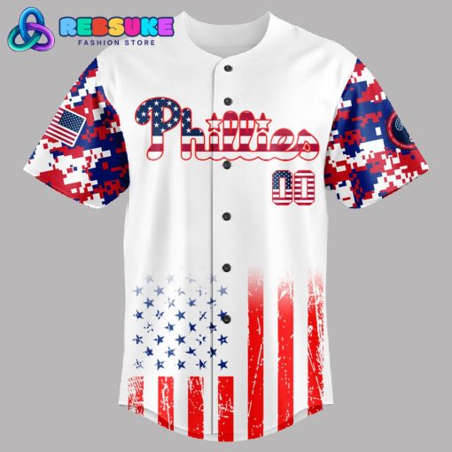 Philadelphia Phillies MLB x The 4th of July x Military Jersey 2025