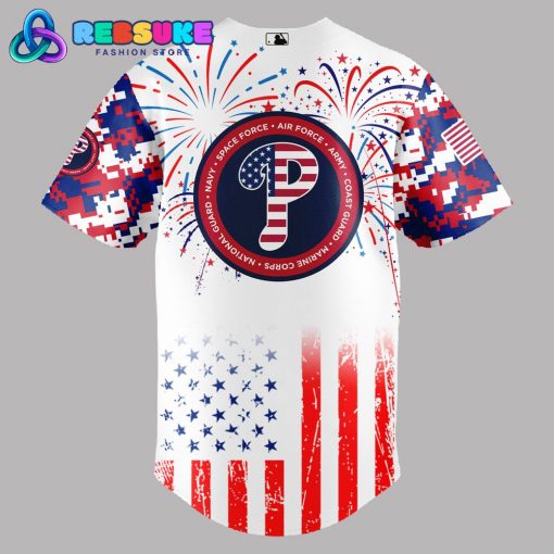 Philadelphia Phillies MLB x The 4th of July x Military Jersey 2025