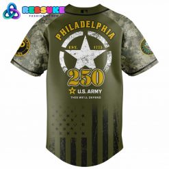 Philadelphia Phillies MLB x US Army 250th Birthday Celebration Jersey