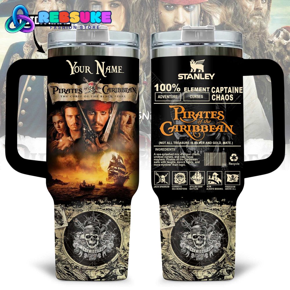 Pirates of the Caribbean Captain Chaos Stanley Tumbler Pirates of the Caribbean Captain Chaos Stanley Tumbler
