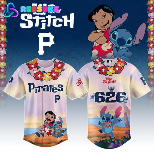 Pittsburgh Pirates MLB x Lilo and Stitch New 2025 Jersey