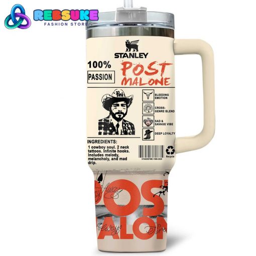 Post Malone Cowboy Soul 2025 Gift For Fans Stanley Tumbler