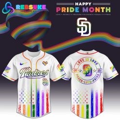 San Diego Padres MLB x Happy Pride Month Jersey 2025