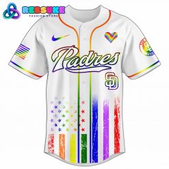 San Diego Padres MLB x Happy Pride Month Jersey 2025