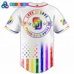 San Diego Padres MLB x Happy Pride Month Jersey 2025