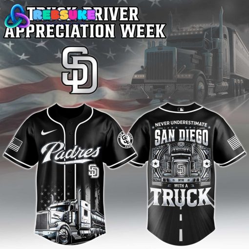 San Diego Padres MLB x Truck Driver Appreciation Week Jersey