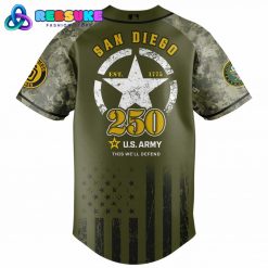 San Diego Padres MLB x US Army 250th Birthday Celebration Jersey