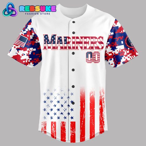 Seattle Mariners MLB x The 4th of July x Military Jersey 2025