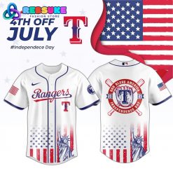 Texas Rangers MLB Happy Independence Day 2025 Jersey