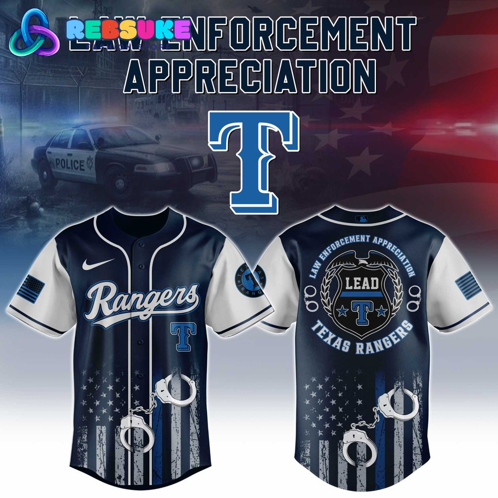 Texas Rangers MLB x Law Enforcement Appreciation 2025 Jersey Texas Rangers MLB x Law Enforcement Appreciation 2025 Jersey
