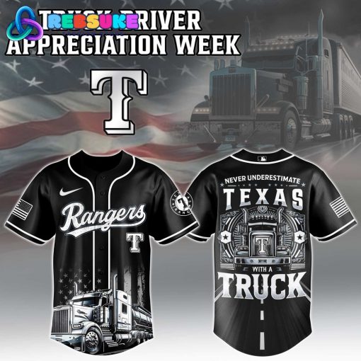 Texas Rangers MLB x Truck Driver Appreciation Week Jersey