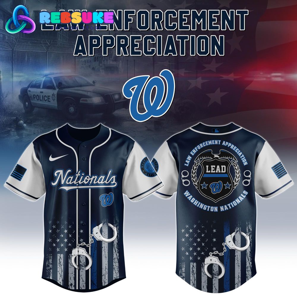 Washington Nationals MLB x Law Enforcement Appreciation 2025 Jersey Washington Nationals MLB x Law Enforcement Appreciation 2025 Jersey