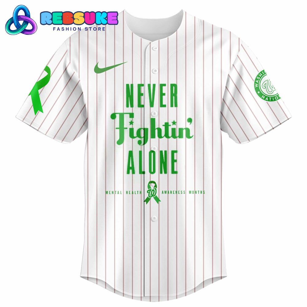 Washington Nationals MLB x Mental Health Awareness Month Jersey 2025 Washington Nationals MLB x Mental Health Awareness Month Jersey 2025