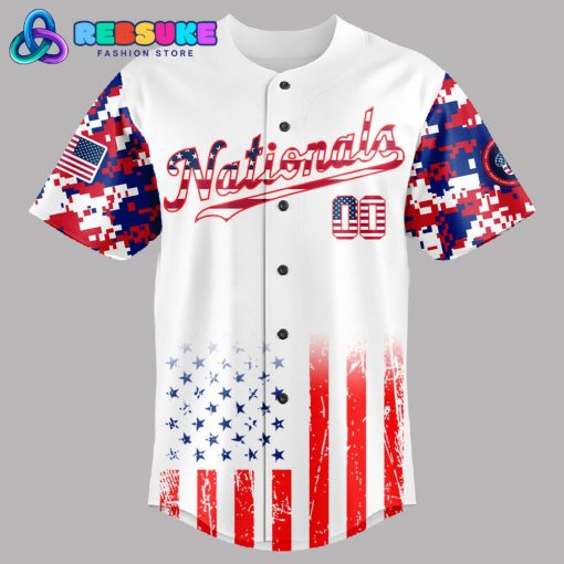 Washington Nationals MLB x The 4th of July x Military Jersey 2025