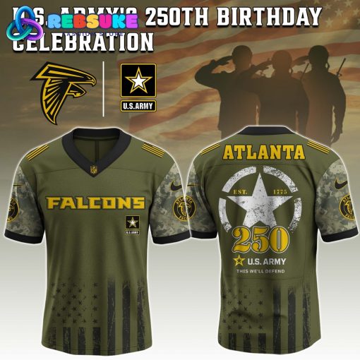 Atlanta Falcons NFL x U.S. Army 250th Birthday Celebration Jersey