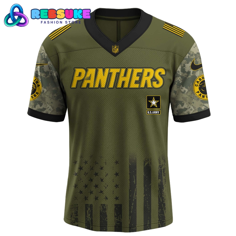 Carolina Panthers NFL x U.S. Army 250th Birthday Celebration Jersey Carolina Panthers NFL x U.S. Army 250th Birthday Celebration Jersey