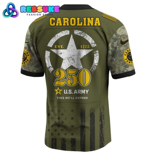 Carolina Panthers NFL x U.S. Army 250th Birthday Celebration Jersey