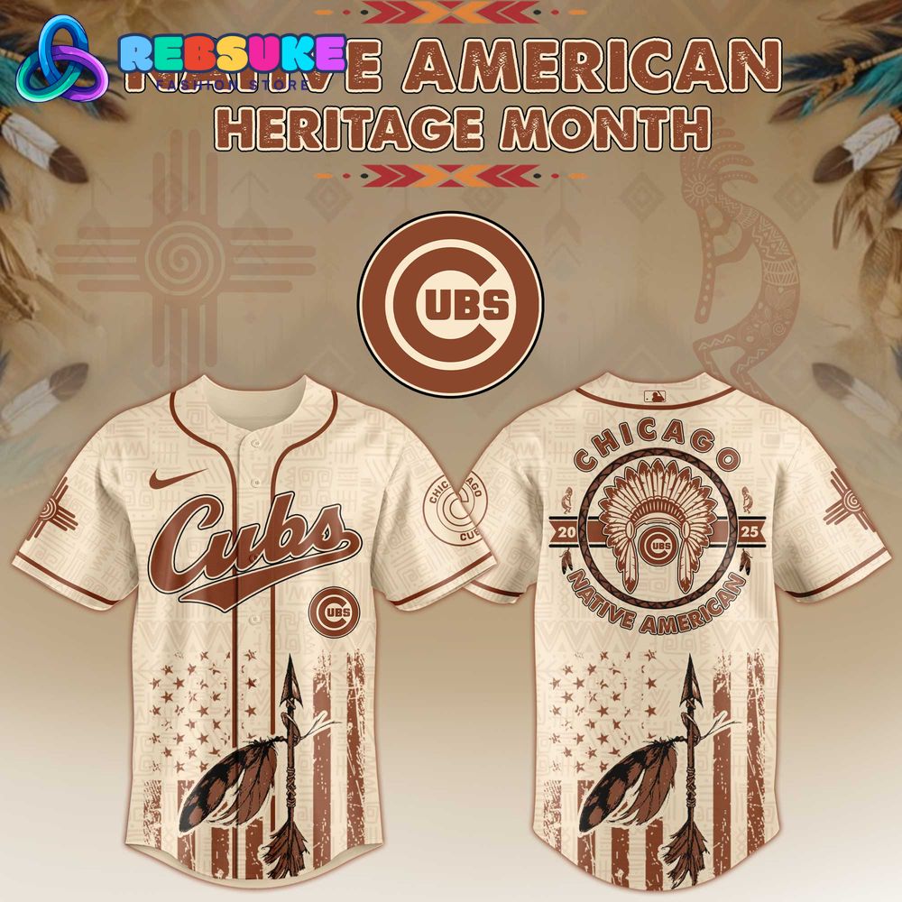 Chicago Cubs MLB x Native American Heritage Month Jersey 2025 Chicago Cubs MLB x Native American Heritage Month Jersey 2025