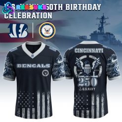 Cincinnati Bengals NFL x U.S. Navy 250th Birthday Celebration Jersey Cincinnati Bengals NFL x U.S. Navy 250th Birthday Celebration Jersey
