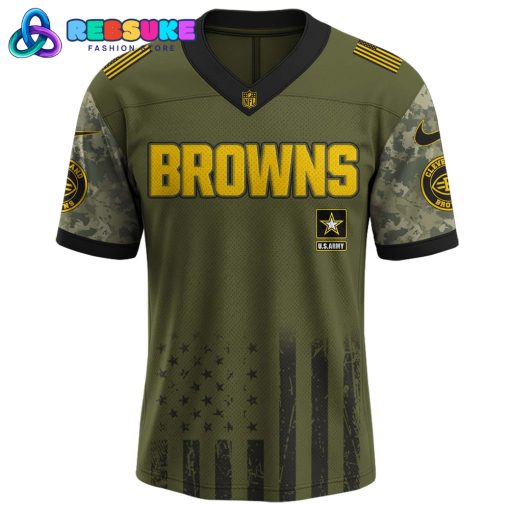 Cleveland Browns NFL x U.S. Army 250th Birthday Celebration Jersey