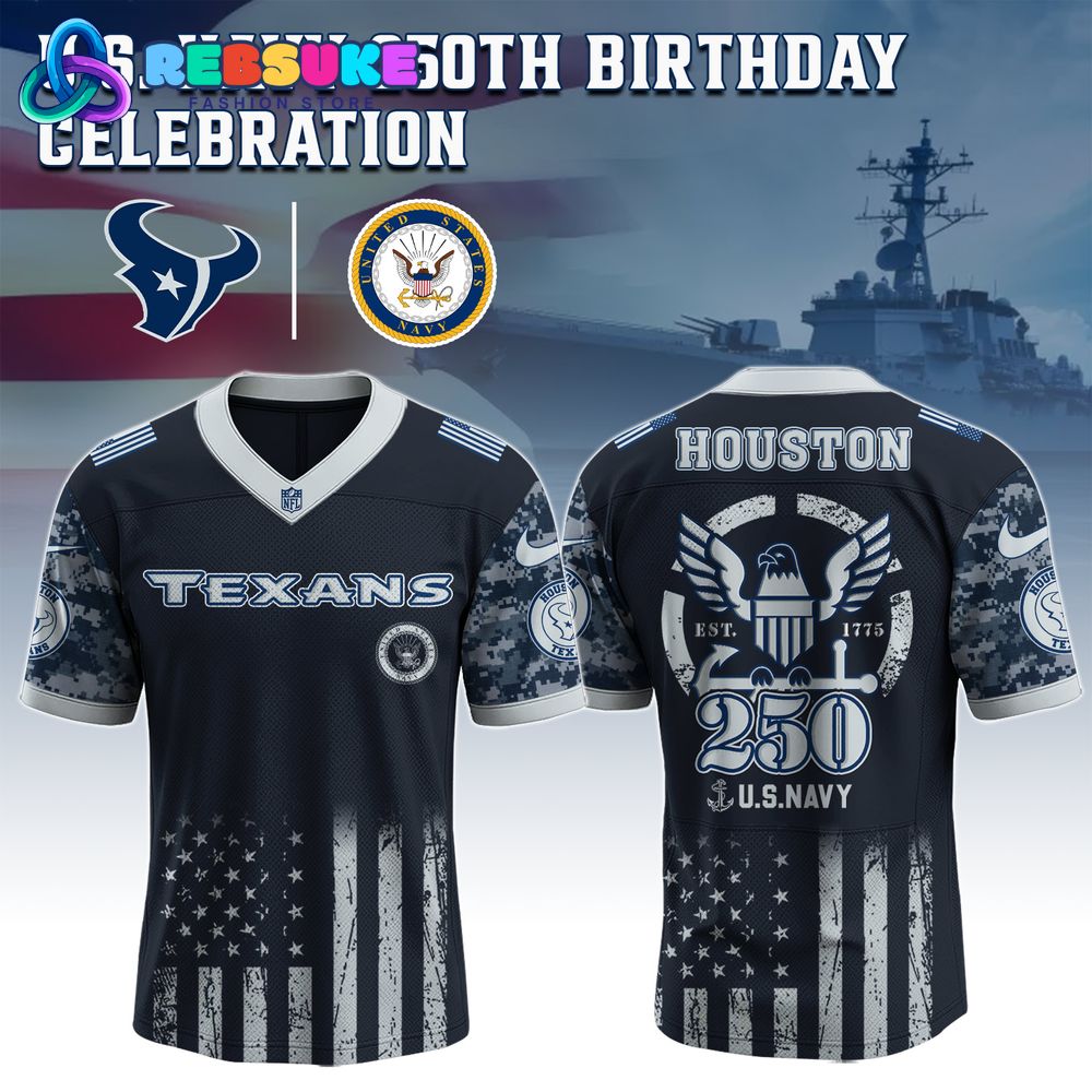 Houston Texans NFL x U.S. Navy 250th Birthday Celebration Jersey Houston Texans NFL x U.S. Navy 250th Birthday Celebration Jersey