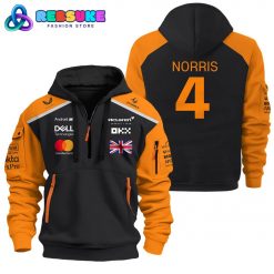 Lando Norris McLaren Formula One Exclusive Logo Quarter Zip Hoodie