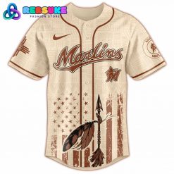 Miami Marlins MLB x Native American Heritage Month Jersey 2025